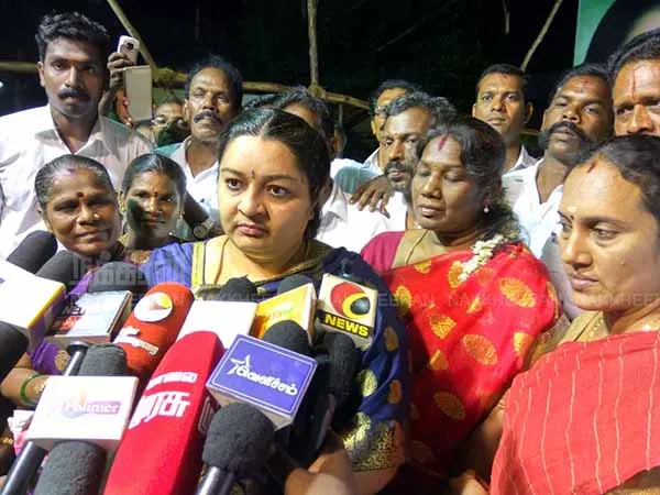 Dinakaran Khan would disappear like water